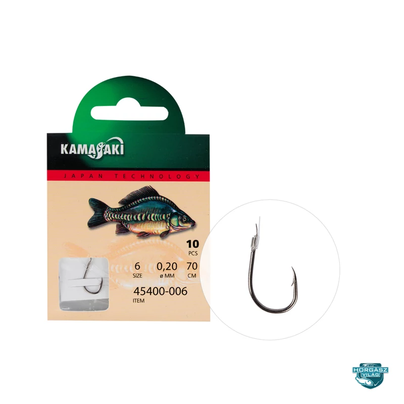 Kamasaki Carbon Előkötött Horog 1