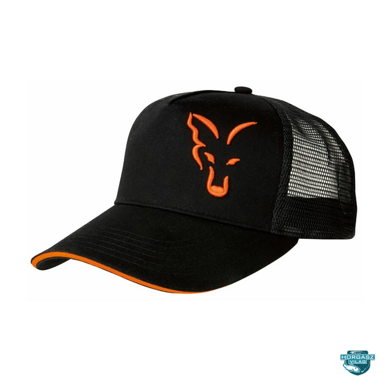 Fox Trucker Cap Black Orange