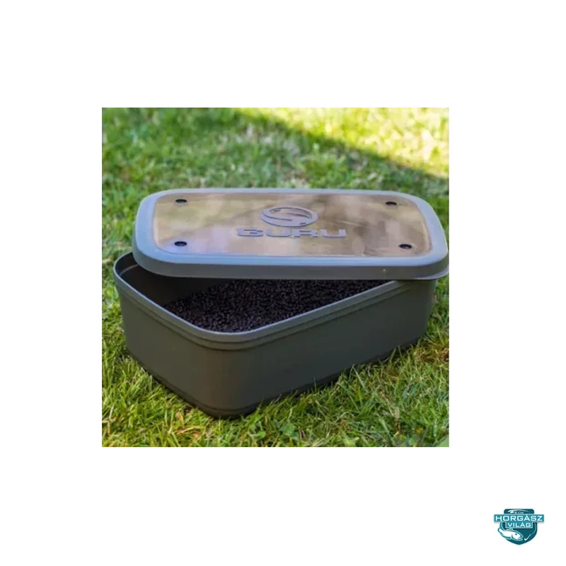 Guru Green Bait Box 5.3 Pint Solid Lid