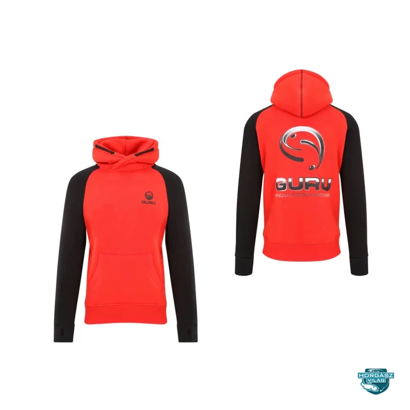 Guru Hoodie Black/Red M