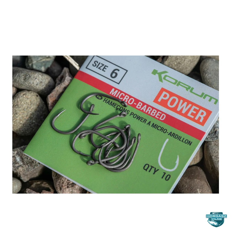 Korum Power Microbarbed 6