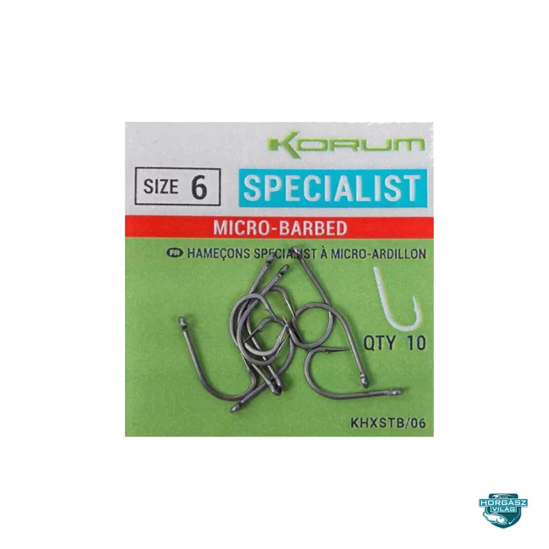 Korum Specialist Microbarbed 6