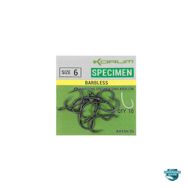 Korum Specimen 6 Barbless