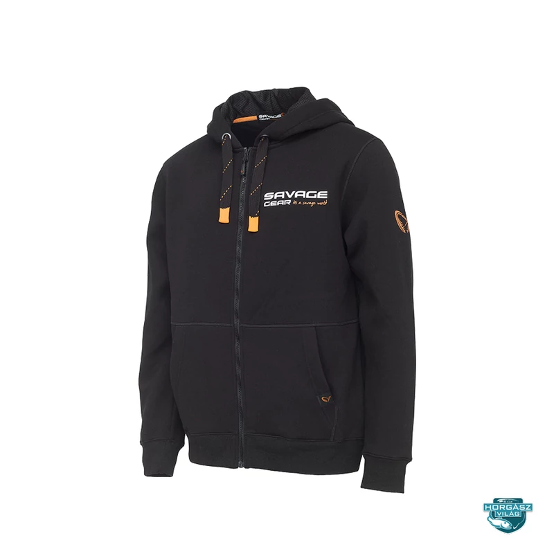 Savage Gear Black Hoodie L